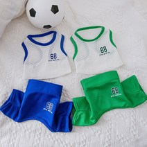 도그월드 강아지옷 메쉬 트레이닝복 분리형 올인원, 메쉬 트레이닝복 올인원 파랑