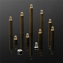 특수볼트270PCS 스테인레스 스틸 M2 나사 너트 볼트 세트 황동 기둥 단일 헤드 원형 실린더, 한개옵션0