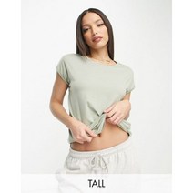 Vero Moda 세이지 크루넥 톨 티셔츠