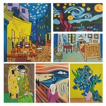 DIY 데코샌드아트 명화시리즈 12종 (대), 밤의카페테라스