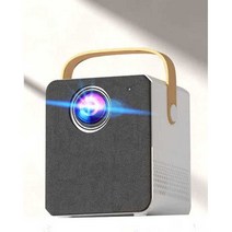 휴대용 미니 빔프로젝터 차박 캠핑용 소형 원룸 자취방, 울트라 클리어 음성 버전