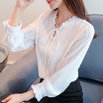 [CESS] 2557 러플 리본블라우스 5색상중 택