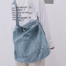 프렌치st 투웨이 데님에코백(2C)-당일발송