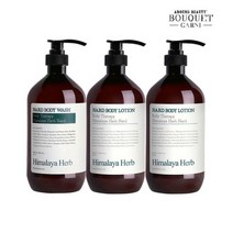 부케가르니 히말라야 허브 나드 티트리로즈마리향 바디워시 900ml x1개+로션 x2개, 단일옵션