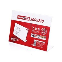 쇼케이스 (단면300x210)SHOW CASE 웰컴보드 명찰 상품표지 광고판 안내보드 디스플레이 쇼케이스 광고 명패 이름판 _ 230210A, 본상품선택, 1