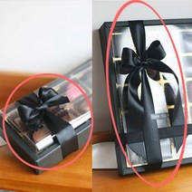 이홈베이킹 발렌타인데이 초콜릿만들기 모음, 1개, 68_리본-챠콜 1.1m