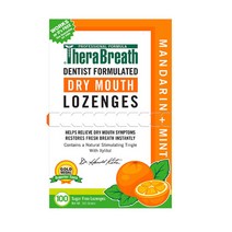 Therabreath 드라이 마우스 로젠지 만다린 민트, 165g x 1개