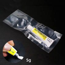 실리콘 서멀 고열 내열 구리스 오일 회로 기판 접착제 5g 열 전도성 방열판 석고 점성 접착제 복합 접착제 cpu led 방열판 실란트, 1개
