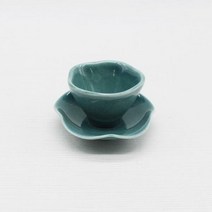 달소금 핸드메이드 도자기 꽃잎 찻잔-피콕, 피콕