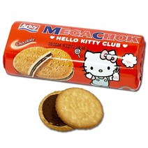 알루이 메가촉 헬로키티 클럽 초콜릿향 샌드 비스킷 180g, 2개