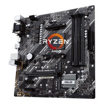 AMD B550 마더 보드 ASUS PRIME B550M-K B550 4 x DDR4 DIMM 128G 4600(OC)MHz M.2 AMD Ryzen 3000 4000G 500