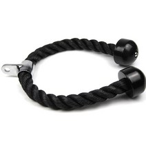 트라이셉 로프바 싱글 더블 그립 트라이셉 로프바, 더블 그립로프바