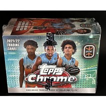 NBA 2021-2022 Topps Chrome Overtime Elite Basketball Blaster Box 탑 크롬 오버 타임 엘리트 농구 카드 블래스터 박스, 한개옵션0