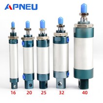 유압리프트 공압 실린더 MAL 시리즈 미니 16/20/25/32mm 보어 25/50/75/100/200/300/400/500mm 스트로크 단, 13 Stroke 500mm_02 Bore 20mm