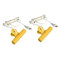 적외선 열화상 스코프 카메라 단망경 야간 투시경 휴대용 망원경 고배율 점적 주입 워머 히터 온도 조절기, 01 2pcs_01 EU