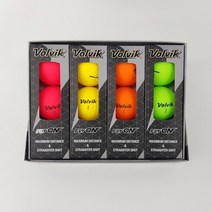 VOLVIK 볼빅 플라이온 무광 2피스 컬러 골프공 칼라 비비드 볼 6구, 볼빅 컬러볼 6구 랜덤