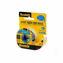 테이프 스카치 재접착 양면 디스펜서 초강력 238 19mmX5.08m, 본 상품 선택하기