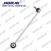 호환 JIORAY 페어 프론트 액슬 스웨이 바 엔드 스태빌라이저 링크 볼 조인트 BMW X3 F25 X4 F26 3130678716, 한개옵션0