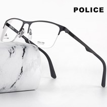 폴리스 안경테 VPL693 0531 남자 반무테 무광