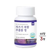 루테올린 차즈기 추출물 영양제 차조기 눈엔차즈기 자소엽 잎 차지기 차자기 눈 건강 알약 캡슐 효능 고농축 100% 국산 60정 x 3개