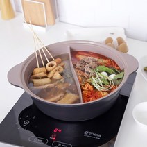 [국내생산]인덕션 세라믹코팅 반반냄비 28cm
