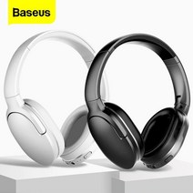 Baseus D02 Pro 무선헤드폰 블루투스 핸즈프리 헤드셋, 핑크