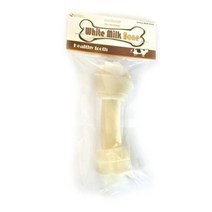 7인치 대형 천연 소가죽 스틱 대형견용 5개 간식 개껌, 색상:기본