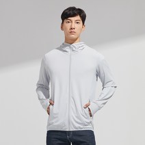 FANKE 여름낚시복 UPF50  바람막이 자외선 차단복 냉감 잠옷 여자 여름 자외선 남녀 공용, 남성-라이트실버, XL