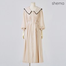 세마 스티치카라핀턱원피스_H2F1OP3261