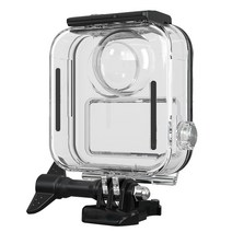 Huante GoPro MAX 360 다이빙 보호용 터치 스크린 방수 하우징 케이스 수중 커버 카메라 액세서리, 검은색