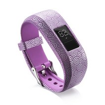 Garmin 가민 시계 호환 비보핏 주니어 실리콘 시계줄 우레탄 스트랩 루버 러버 워치 밴드