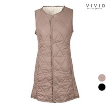 비비드시크릿가너 VIVID 털안감경량패딩 롱베스트