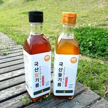 이천농부의 [국산 참기름 들기름 세트], 1박스, 280ml