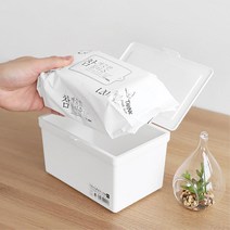 뚜껑 있는 물티슈 수납 케이스 보관함 통 카페 탕비실 빨대 꽂이 거치대 종이컵 디스펜서 바케디 티백 냅킨