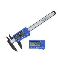LCD 버니어 캘리퍼스 0-100mm 측정 마이크로미터 직경 측정 눈금자 휴대용 게이지 인치 mm 핸드헬드 실버, 유형2