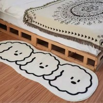인잇 거실 주방 부드러운 발매트, 세쌍댕이