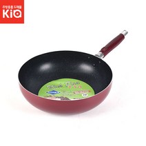 지구 마블 튀김팬 업소용 코팅팬 K-200903, 지구마블튀김팬 26cm