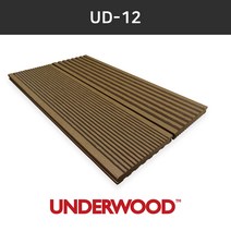 언더우드 합성목재 UD-12 솔리드 2400x150x20 다크브라운