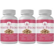 퓨어 작약추출물 White Peony Root 100캡슐 3개