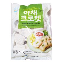 PC방용 냉동야채고로케 1kg 야채크로켓 튀김 바삭한 고로께, 본품선택, 1개