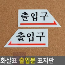 화살표 출입문 표지판, 왼쪽