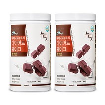 뉴핏 단백질 뉴트리 다이어트 쉐이크 초코맛, 750g, 2개