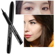 점막아이라이너 밑 뒷 트임 워터 프루프 파크 수영장 안번지는 얇은 아이 라이너, 1개