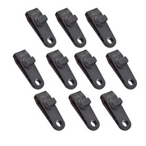 10pcs 텐트 클립 나일론 헤비 듀티 잠금 그립 방수포 클램프 엄지 나사 농장 정원 천막 클립, type1