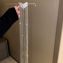 미용실 싸인볼 돌아가는 조명 led 신제품 헤어핀 헤어스타일 다이아몬드 하트 태슬 헤어핀 실버 메탈 롱 헤어 스틱 여성용 모자 액세서리, love tassel