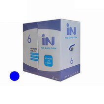 인네트워크 CAT.6 UTP 랜케이블 300M 파랑 [IN-6UTP300MB] INL157, 본상품