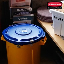 러버메이드 벤티드브루트 원두보관통 다용도 수납용기 뚜껑(37L/75L/121L), 75L 뚜껑, 빨강