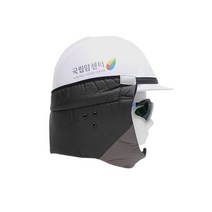 안전모 방한패딩 방한귀마개 귀덮개 패딩모자 귀도리, 안전모 패딩귀덮개_검정, 1개