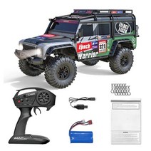 HB ZP1001 rc카 1/10G 4WD rc카 원격 제어 LED 라이트 RTR 모델 오프로드 몬스터 트럭, 녹색 1배터리