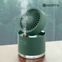 [CL]디월스 험피팬 D22 탁상용 미스트 선풍기 가습기 무드등 냉풍기 써큘레이터, 험피팬D22 핑크
